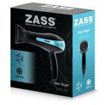 Ingrijire personala si Cosmetice - Aparate & accesorii ingrijire personala - Hair styling - Uscatoare de par - Uscator de par Zass ZHD 05, negru-albastru - Infinity.ro