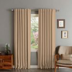 Casa si Gradina - Textile si covoare - Perdele si draperii - Draperii - Set draperii din catifea cu rejansa transparenta cu ate pentru galerie, Madison, 250x220 cm, densitate 700 g/ml, Amber Gold, 2 buc - Infinity.ro