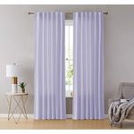 Casa si Gradina - Textile si covoare - Perdele si draperii - Draperii - Set draperii din catifea cu rejansa transparenta cu ate pentru galerie, Madison, 250x210 cm, densitate 700 g/ml, Very light purple, 2 buc - Infinity.ro