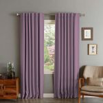 Casa si Gradina - Textile si covoare - Perdele si draperii - Draperii - Set draperii din catifea cu rejansa transparenta cu ate pentru galerie, Madison, 250x210 cm, densitate 700 g/ml, Violet, 2 buc - Infinity.ro