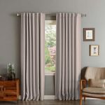 Casa si Gradina - Textile si covoare - Perdele si draperii - Draperii - Set draperii din catifea cu rejansa transparenta cu ate pentru galerie, Madison, 250x230 cm, densitate 700 g/ml, Lemonade pink, 2 buc - Infinity.ro