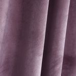 Casa si Gradina - Textile si covoare - Perdele si draperii - Draperii - Set draperii din catifea cu rejansa transparenta cu ate pentru galerie, Madison, 250x270 cm, densitate 700 g/ml, Mov inchis, 2 buc - Infinity.ro