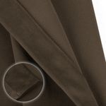 Casa si Gradina - Textile si covoare - Perdele si draperii - Draperii - Draperie din catifea cu rejansa transparenta cu ate pentru galerie, Madison, 150x220 cm, densitate 700 g/ml, Wood brown, 1 buc - Infinity.ro