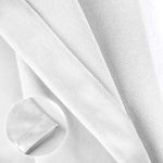 Casa si Gradina - Textile si covoare - Perdele si draperii - Draperii - Set draperii din catifea cu inele argintii, Madison, 150x240 cm, densitate 700 g/ml, Alb, 2 buc - Infinity.ro