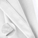 Casa si Gradina - Textile si covoare - Perdele si draperii - Draperii - Set draperii din catifea cu inele albe, Madison, 200x235 cm, densitate 700 g/ml, Alb, 2 buc - Infinity.ro