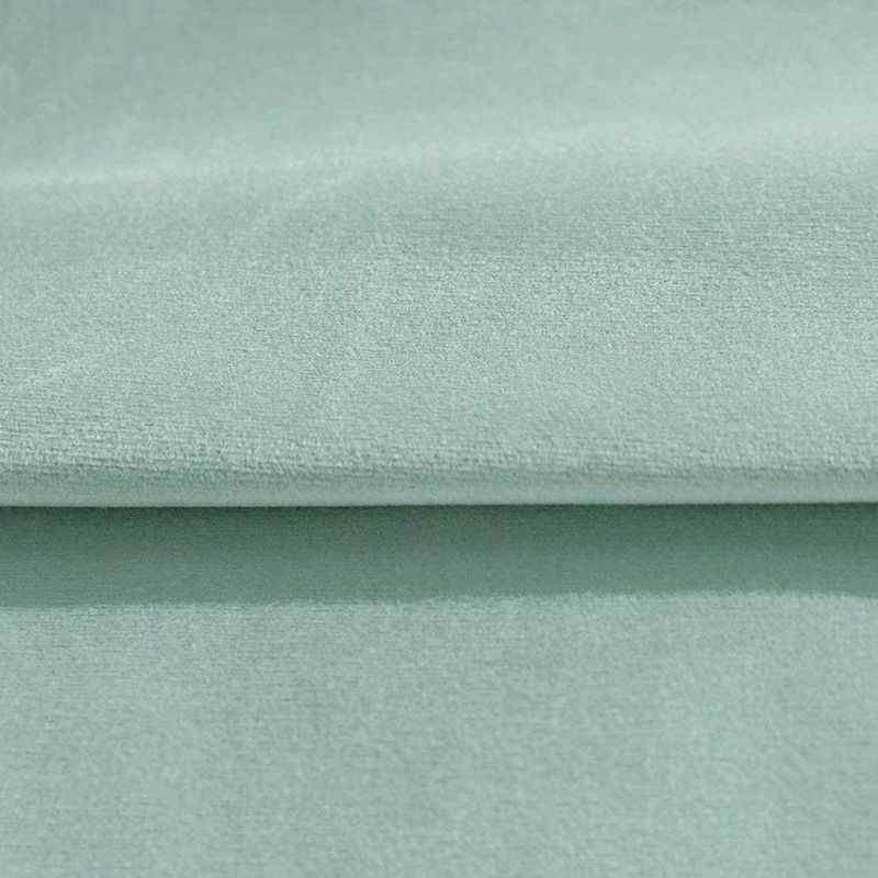 Casa si Gradina - Textile si covoare - Perdele si draperii - Draperii - Set draperii din catifea cu inele negre, Madison, 200x245 cm, densitate 700 g/ml, Sage Green, 2 buc - Infinity.ro