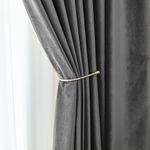 Casa si Gradina - Textile si covoare - Perdele si draperii - Draperii - Set draperii din catifea cu inele argintii, Madison, 250x235 cm, densitate 700 g/ml, Anchor, 2 buc - Infinity.ro