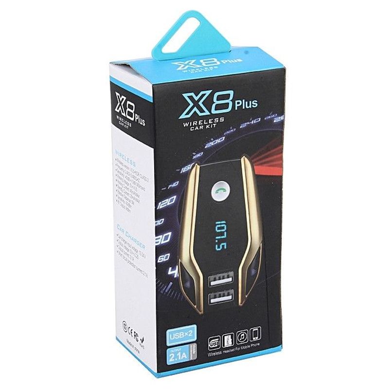 Auto si Moto - Electronice auto - Multimedia auto - Modulator fm X8 car kit wireless - Infinity.ro
