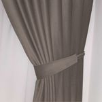 Casa si Gradina - Textile si covoare - Perdele si draperii - Draperii - Draperie din catifea cu inele crom, Madison, 200x230 cm, densitate 700 g/ml, Harbor gray, 1 buc - Infinity.ro