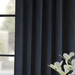 Casa si Gradina - Textile si covoare - Perdele si draperii - Draperii - Draperie din catifea cu inele albe, Madison, 150x225 cm, densitate 700 g/ml, Aegean, 1 buc - Infinity.ro