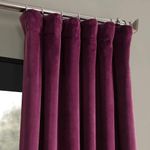 Casa si Gradina - Textile si covoare - Perdele si draperii - Draperii - Draperie din catifea cu inele negre, Madison, 200x265 cm, densitate 700 g/ml, Mulberry, 1 buc - Infinity.ro
