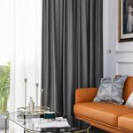 Casa si Gradina - Textile si covoare - Perdele si draperii - Draperii - Draperie din catifea cu inele crom, Madison, 150x215 cm, densitate 700 g/ml, Anchor, 1 buc - Infinity.ro