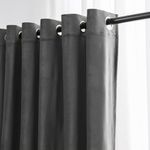 Casa si Gradina - Textile si covoare - Perdele si draperii - Draperii - Draperie din catifea cu inele negre, Madison, 250x255 cm, densitate 700 g/ml, Anchor, 1 buc - Infinity.ro