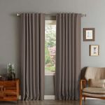 Casa si Gradina - Textile si covoare - Perdele si draperii - Draperii - Set draperii din catifea cu rejansa transparenta cu ate pentru galerie, Madison, 250x210 cm, densitate 700 g/ml, Harbor gray, 2 buc - Infinity.ro