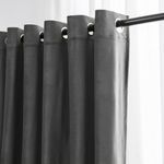 Casa si Gradina - Textile si covoare - Perdele si draperii - Draperii - Set draperii din catifea cu inele negre, Madison, 150x235 cm, densitate 700 g/ml, Anchor, 2 buc - Infinity.ro