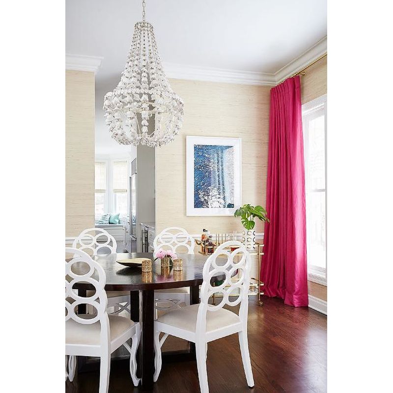Casa si Gradina/Textile si covoare/Perdele si draperii/Draperii - Set draperii din catifea cu inele albe, Madison, 150x220 cm, densitate 700 g/ml, Magenta, 2 buc - Infinity.ro