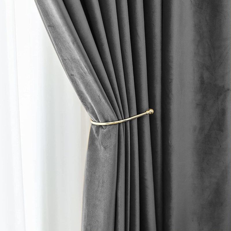 Casa si Gradina/Textile si covoare/Perdele si draperii/Draperii - Draperie din catifea cu inele albe, Madison, 200x215 cm, densitate 700 g/ml, Anchor, 1 buc - Infinity.ro