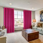 Casa si Gradina - Textile si covoare - Perdele si draperii - Draperii - Set draperii din catifea cu inele crom, Madison, 250x220 cm, densitate 700 g/ml, Magenta, 2 buc - Infinity.ro