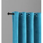 Casa si Gradina - Textile si covoare - Perdele si draperii - Draperii - Set draperii din catifea cu inele albe, Madison, 200x255 cm, densitate 700 g/ml, Arctic, 2 buc - Infinity.ro