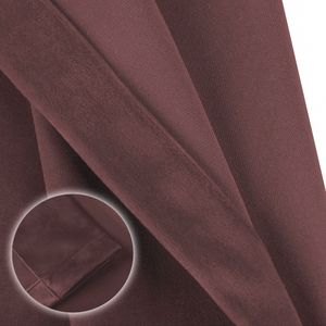 Draperie din catifea cu inele crom, Madison, 150x255 cm, densitate 700 g/ml, Regal purple, 1 buc