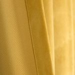 Casa si Gradina - Textile si covoare - Perdele si draperii - Draperii - Set draperii din catifea cu inele argintii, Madison, 200x210 cm, densitate 700 g/ml, Lemon, 2 buc - Infinity.ro