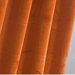 Casa si Gradina - Textile si covoare - Perdele si draperii - Draperii - Draperie din catifea cu inele albe, Madison, 250x240 cm, densitate 700 g/ml, Portocaliu, 1 buc - Infinity.ro