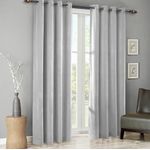 Casa si Gradina - Textile si covoare - Perdele si draperii - Draperii - Set draperii din catifea cu inele albe, Madison, 200x240 cm, densitate 700 g/ml, Cloud, 2 buc - Infinity.ro