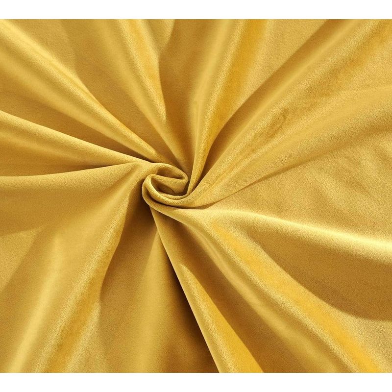 Casa si Gradina - Textile si covoare - Perdele si draperii - Draperii - Set draperii din catifea cu inele argintii, Madison, 150x245 cm, densitate 700 g/ml, Lemon, 2 buc - Infinity.ro