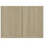 Casa si Gradina - Mobilier - Dulapuri si sifoniere - Dulapuri - Dulap suspendat stejar sonoma 80 x 31 x 60 cm pal - Infinity.ro