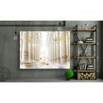 Casa si Gradina - Decoratiuni - Tablouri - Tablou canvas - Lebede si coloane abstract, 50x35 cm - Infinity.ro