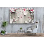 Casa si Gradina - Decoratiuni - Tablouri - Tablou canvas - Copac si flori abstracte, 90x50 cm - Infinity.ro