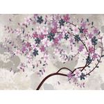 Casa si Gradina - Decoratiuni - Tablouri - Tablou canvas - Abstract copac cu flori colorate, 50x35 cm - Infinity.ro