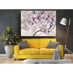 Casa si Gradina - Decoratiuni - Tablouri - Tablou canvas - Abstract copac cu flori colorate, 50x35 cm - Infinity.ro
