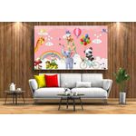 Casa si Gradina - Decoratiuni - Tablouri - Tablou canvas - Animale desenate, 90x50 cm - Infinity.ro