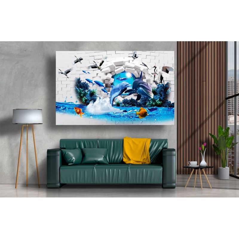 Casa si Gradina - Decoratiuni - Tablouri - Tablou canvas - Abstract 3d animale, 50x35 cm - Infinity.ro