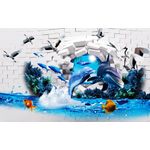 Casa si Gradina - Decoratiuni - Tablouri - Tablou canvas - Abstract 3d animale, 50x35 cm - Infinity.ro