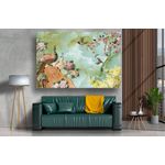 Casa si Gradina - Decoratiuni - Tablouri - Tablou canvas - Pasari si flori, 100x70 cm - Infinity.ro