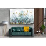 Casa si Gradina - Decoratiuni - Tablouri - Tablou canvas - Pasari aurii in zbor, 50x35 cm - Infinity.ro