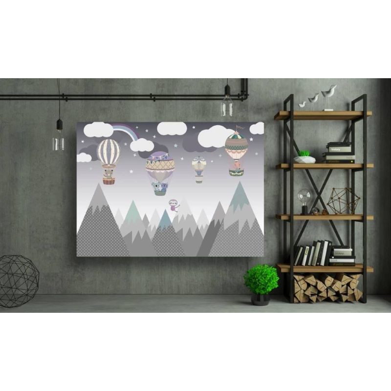 Casa si Gradina - Decoratiuni - Tablouri - Tablou canvas - Zbor deasupra muntilor, 50x35 cm - Infinity.ro