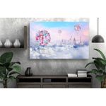 Casa si Gradina - Decoratiuni - Tablouri - Tablou canvas - Zburand prin lume, 50x35 cm - Infinity.ro