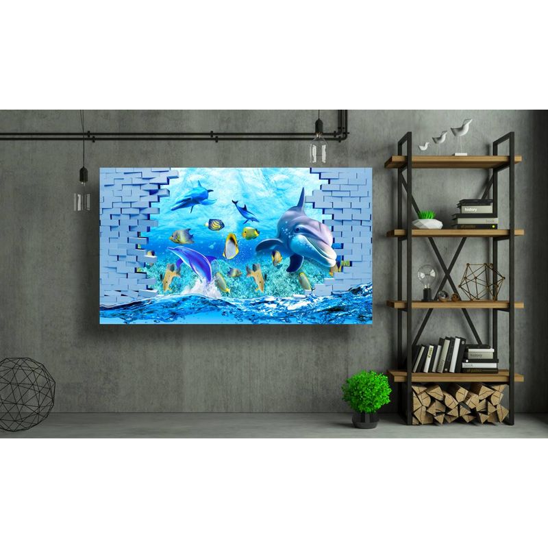 Casa si Gradina - Decoratiuni - Tablouri - Tablou canvas - 3d imparatia apelor, 100x70 cm - Infinity.ro