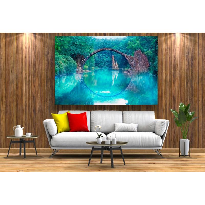Casa si Gradina - Decoratiuni - Tablouri - Tablou canvas - Reflexia perfecta, 90x50 cm - Infinity.ro