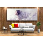 Casa si Gradina - Decoratiuni - Tablouri - Tablou canvas - Portret femeie si lavanda, 75x50 cm - Infinity.ro