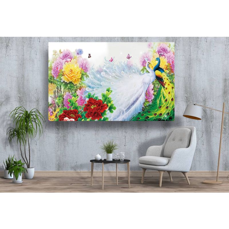 Casa si Gradina - Decoratiuni - Tablouri - Tablou canvas - Abstract fazani natura, 75x50 cm - Infinity.ro