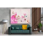Casa si Gradina - Decoratiuni - Tablouri - Tablou canvas - Abstract flamingo roz, 75x50 cm - Infinity.ro