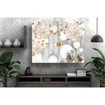Casa si Gradina - Decoratiuni - Tablouri - Tablou canvas - Lebede portelan gri, 100x70 cm - Infinity.ro