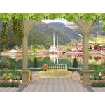 Casa si Gradina - Decoratiuni - Tablouri - Tablou canvas - Lacul din gradina, 100x70 cm - Infinity.ro