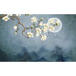 Casa si Gradina - Decoratiuni - Tablouri - Tablou canvas - Abstract luna si pasarile, 90x50 cm - Infinity.ro