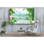 Casa si Gradina - Decoratiuni - Tablouri - Tablou canvas - Abstract peisaj asiatic, 90x50 cm - Infinity.ro