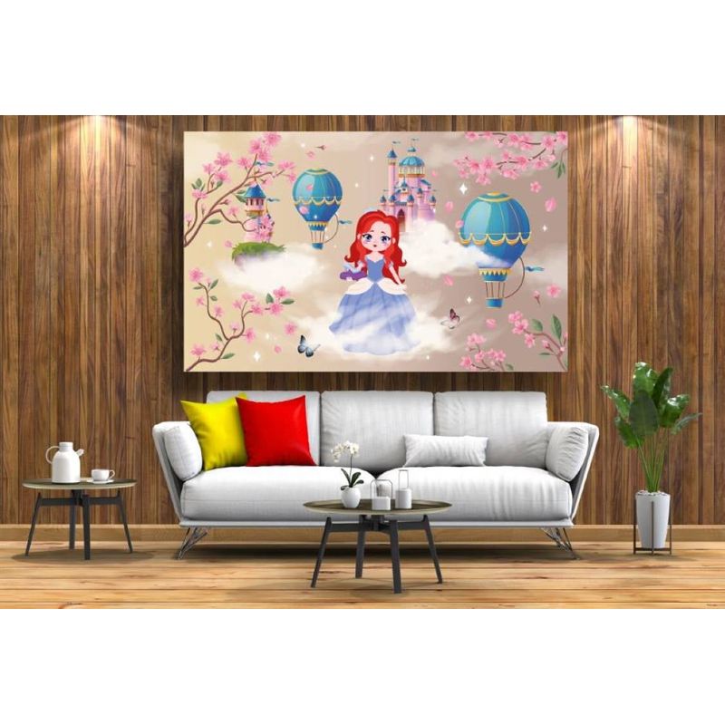 Casa si Gradina - Decoratiuni - Tablouri - Tablou canvas - Cenusareasa la castel, 100x70 cm - Infinity.ro